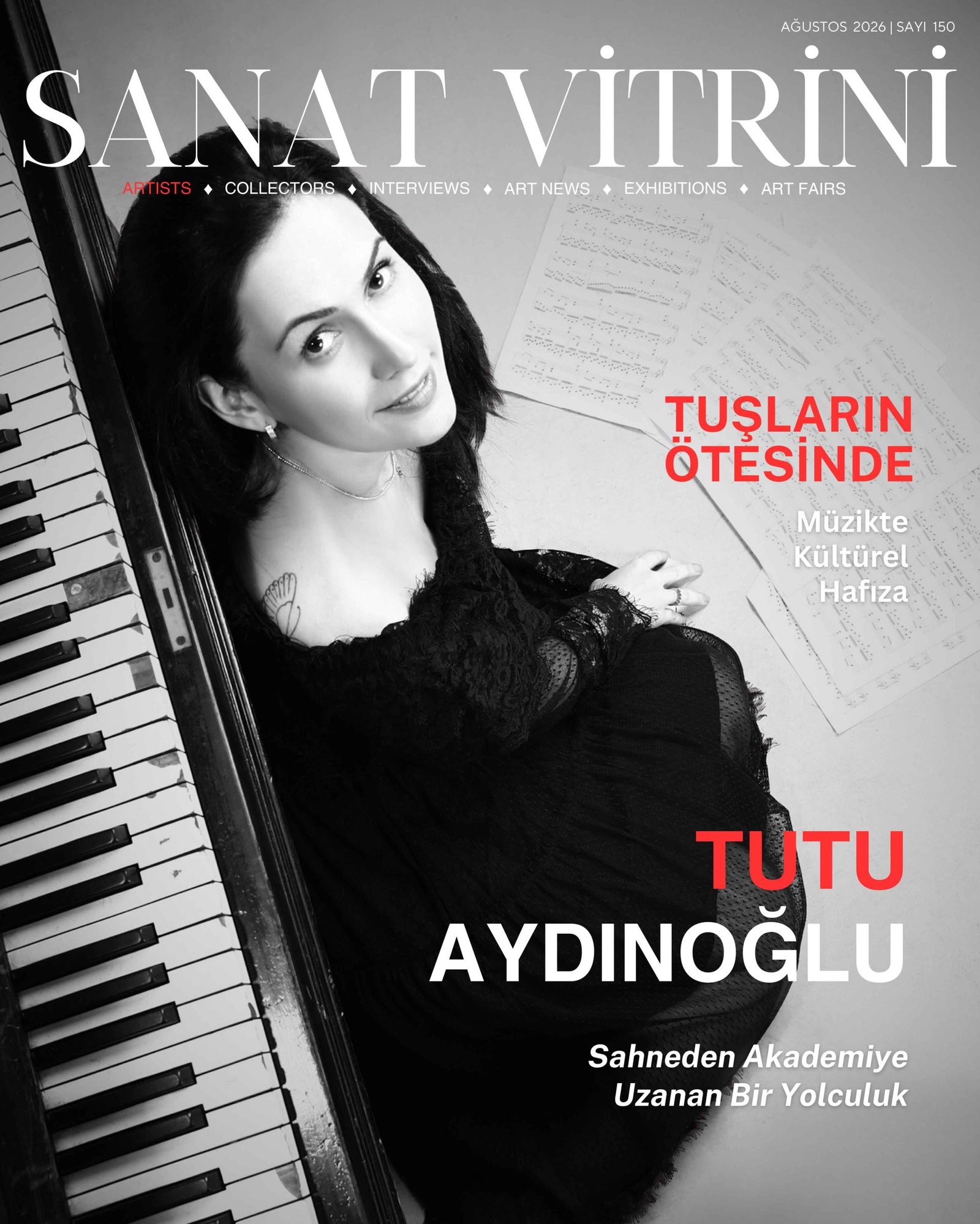 Tutu Aydınoğlu - Sanat Vitrini Ağustos 2026 - Sayı 150